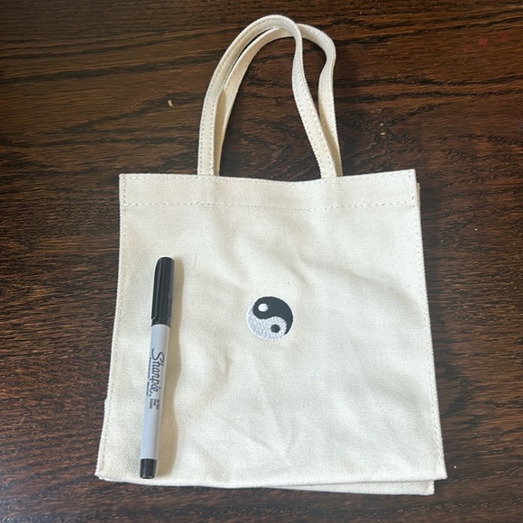 Urban Outfitters Mini Ying Yang Tote Bag - Picture 2 of 3